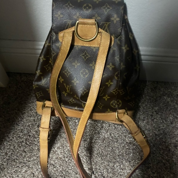 Louis Vuitton Montsouris Monogram Canvas Backpack Brown - Picture 3 of 5